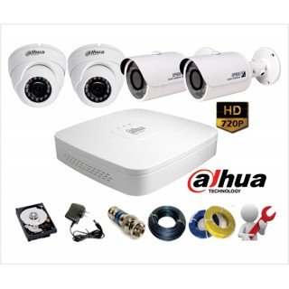 TRỌN BỘ CAMERA DAHUA 1.0MP - HD 720P SIÊU NÉT