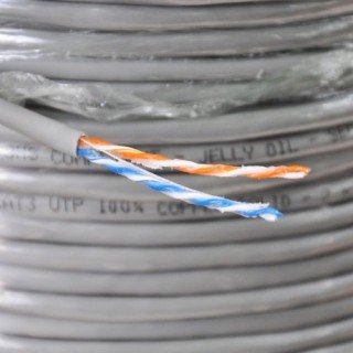 1 MÉT DÂY CÁP CAT3-UTP DT-LINK LÕI ĐỒNG CHUẨN CAO CẤP