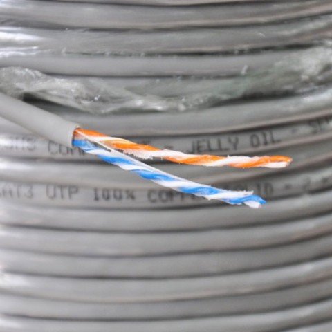 1 MÉT DÂY CÁP CAT3-UTP DT-LINK LÕI ĐỒNG CHUẨN CAO CẤP