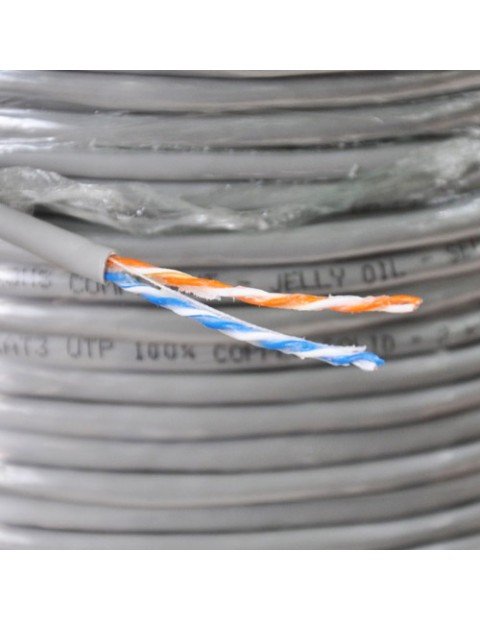 1 MÉT DÂY CÁP CAT3-UTP DT-LINK LÕI ĐỒNG CHUẨN CAO CẤP