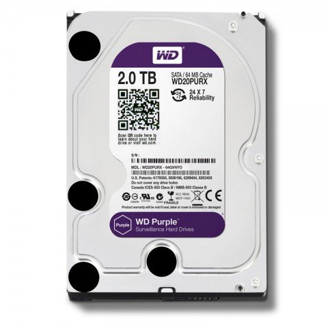 Ổ CỨNG HDD WESTERN PURPLE 2TB SATA3