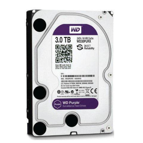 Ổ CỨNG HDD WESTERN PURPLE 3TB SATA3