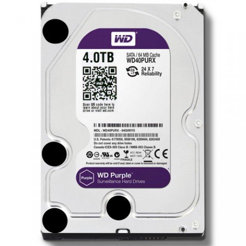 Ổ CỨNG HDD WESTERN PURPLE 4TB SATA3