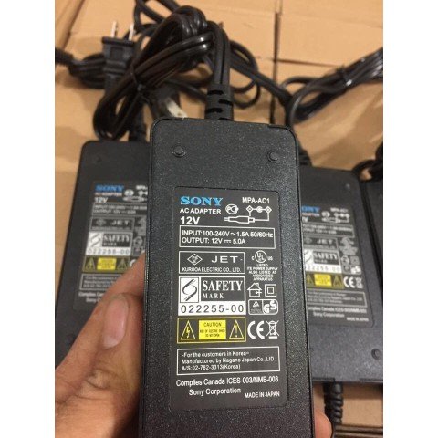 NGUỒN CAMERA SONY 12V - 5A